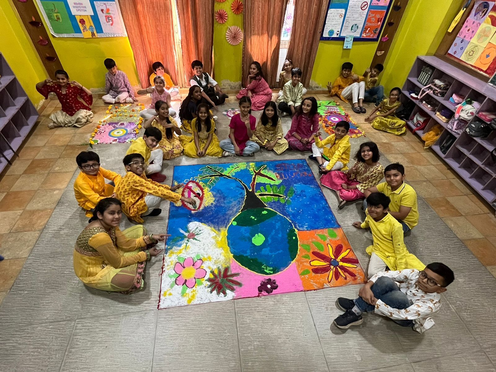 Deepawali Rangoli Competition