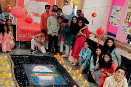 Deepawali Rangoli Competition.