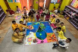 Deepawali Rangoli Competition.