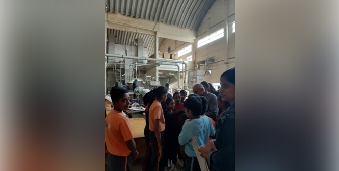 A field trip to The Waghbakri Tea factory