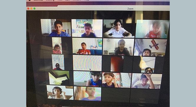 Distant Learning while Social Distancing