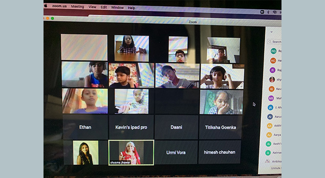 Distant Learning while Social Distancing