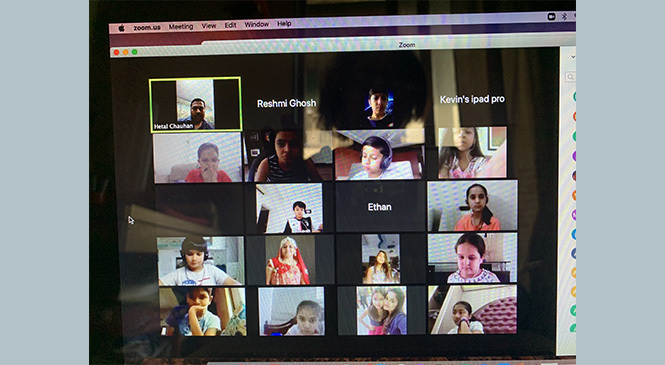 Distant Learning while Social Distancing