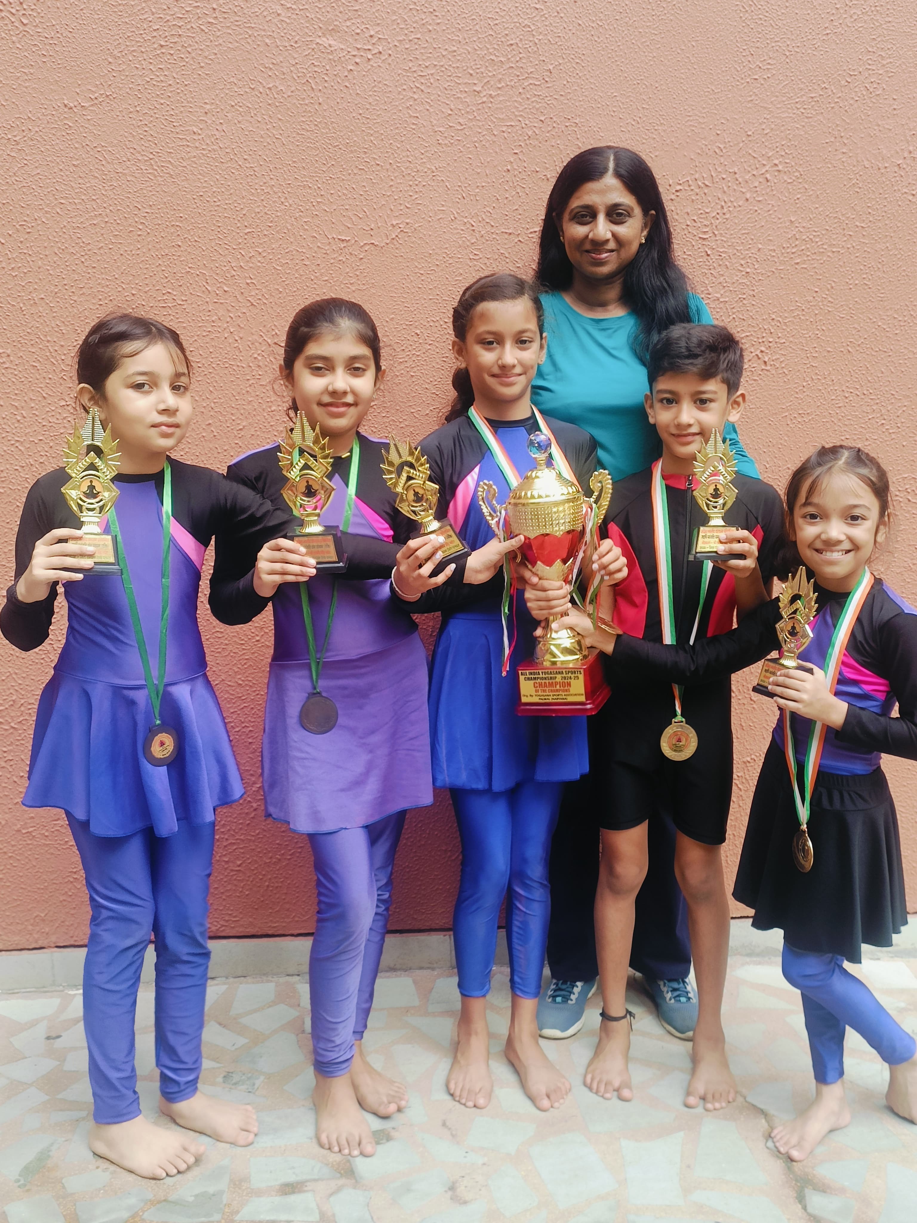 National Yoga asana Sports Achievement 2024